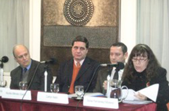 Raúl Fernando Hisas, Nicolás Méndez Guerin, Carlos Yedro y Sonia Fernández Moreno